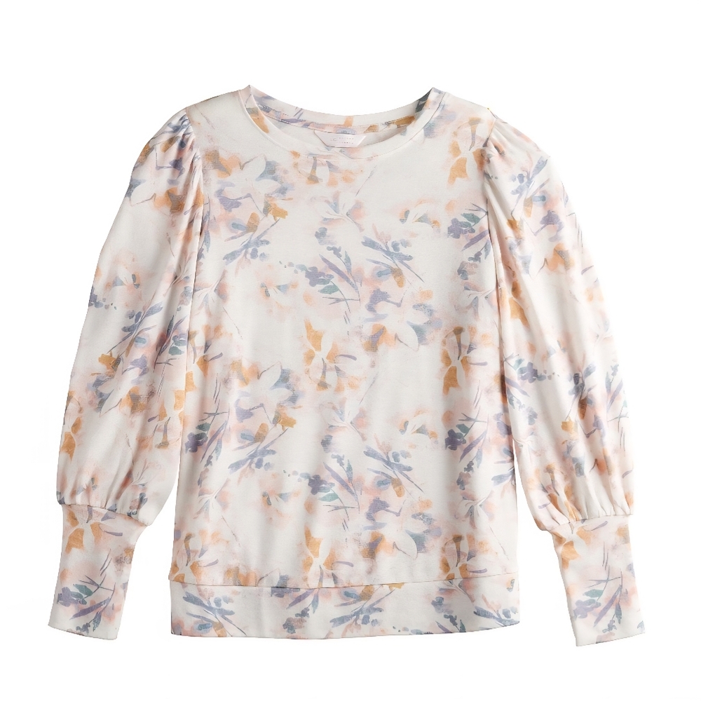 Lauren Conrad Puff Sleeve Swestshirt